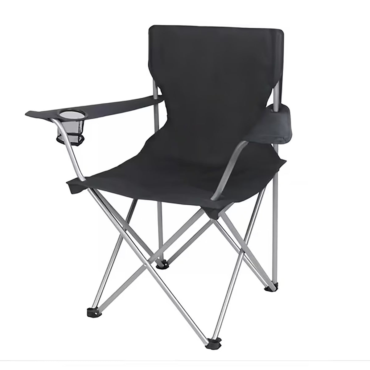 Ozark Trail Quad Folding Camp Chair with Cup Holder - Portable Outdoor Seating