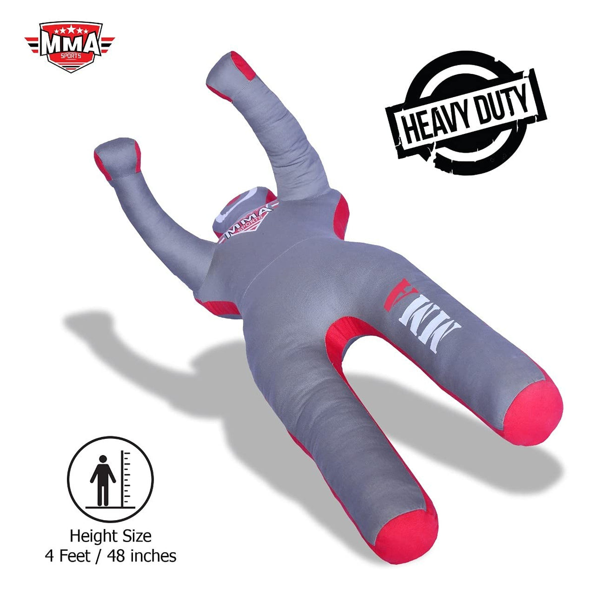 Kids 4ft Grappling Dummy for Martial Arts Training - Adjustable Weight & Safe Practice