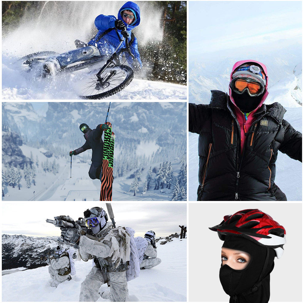 Winter Thermal Balaclava Face Mask Windproof Ski Motorcycle Cold Weather