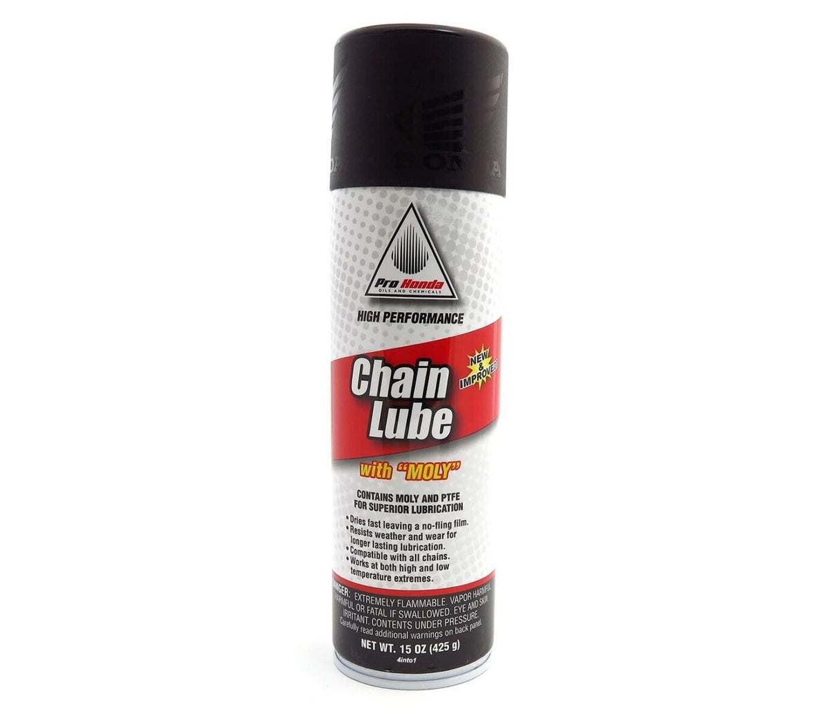 Honda OEM Chain Lube Spray with Moly & PTFE - No-Fling 15oz