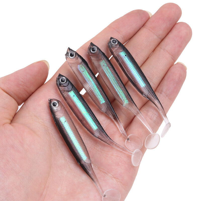10Pcs Soft Plastic Swimbaits - Lifelike Paddle Tail Fishing Lures