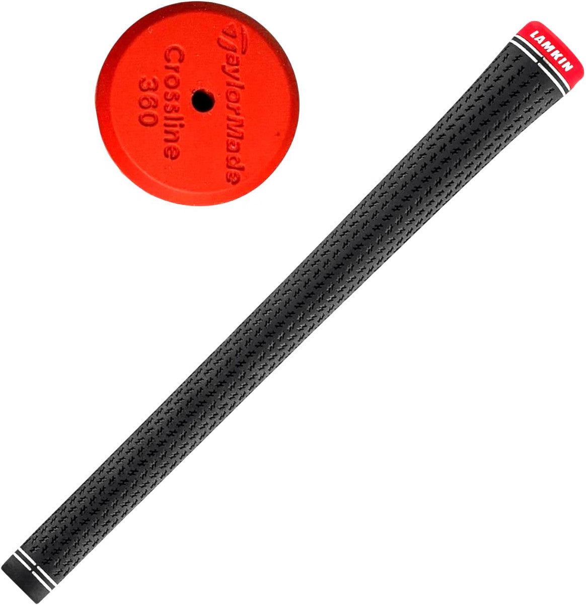 Golf Grip Set of 13 Black Crossline 360 Standard Size for Clubs