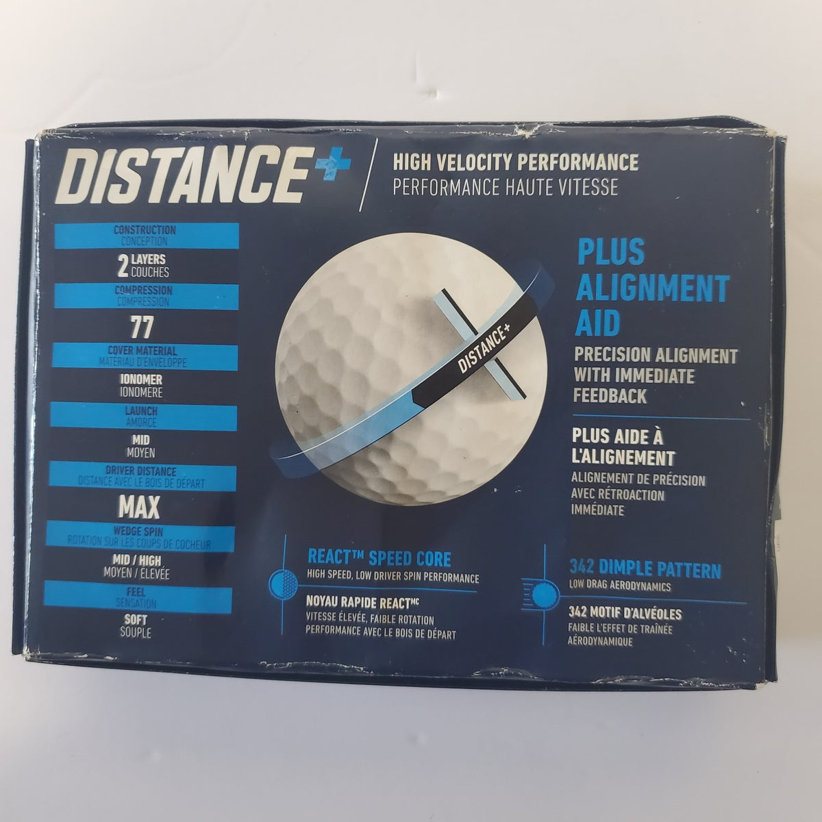 TaylorMade Distance Plus Golf Balls 12 Pack | New Premium Golf Balls
