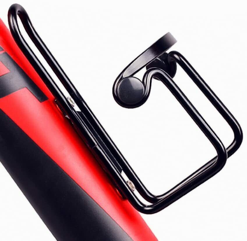 Lightweight Aluminum Bicycle Water Bottle Cages 2 Pack - Fits Most Standard & Oversized Bottles