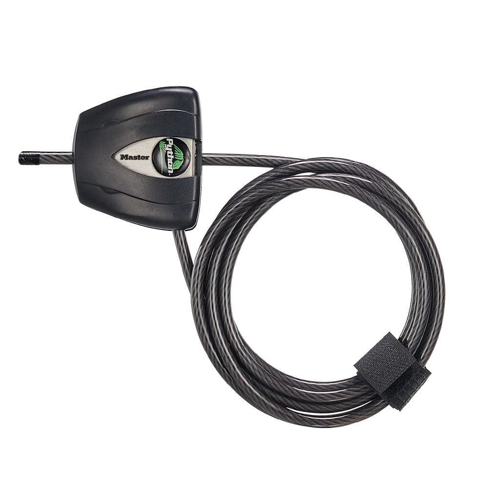 Outdoor Security Cable Lock for Trail Cameras - Adjustable 6ft Steel Locking Cable