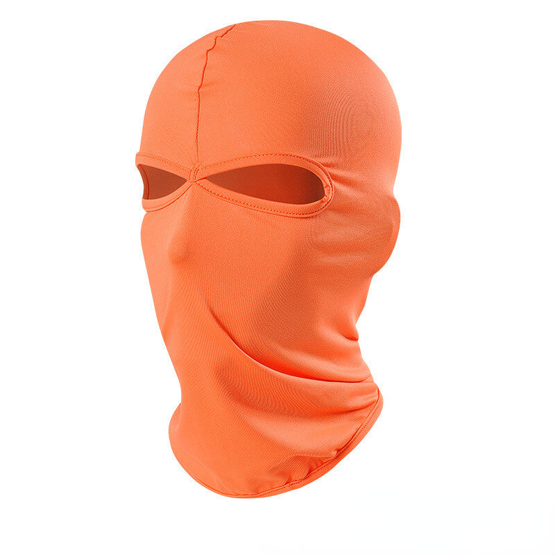 Unisex Ski Face Mask with 2 Holes UV Windproof Breathable Balaclava