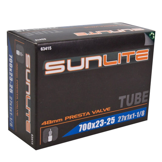 700x23-25 Road Bike Inner Tube with 48mm Presta Valve - Durable Bicycle Tube