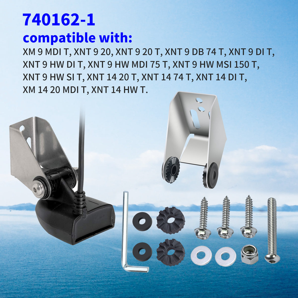 Metal Transducer Mounting Bracket for Si G2N MHX MXNT - Durable Fish Finder Mount