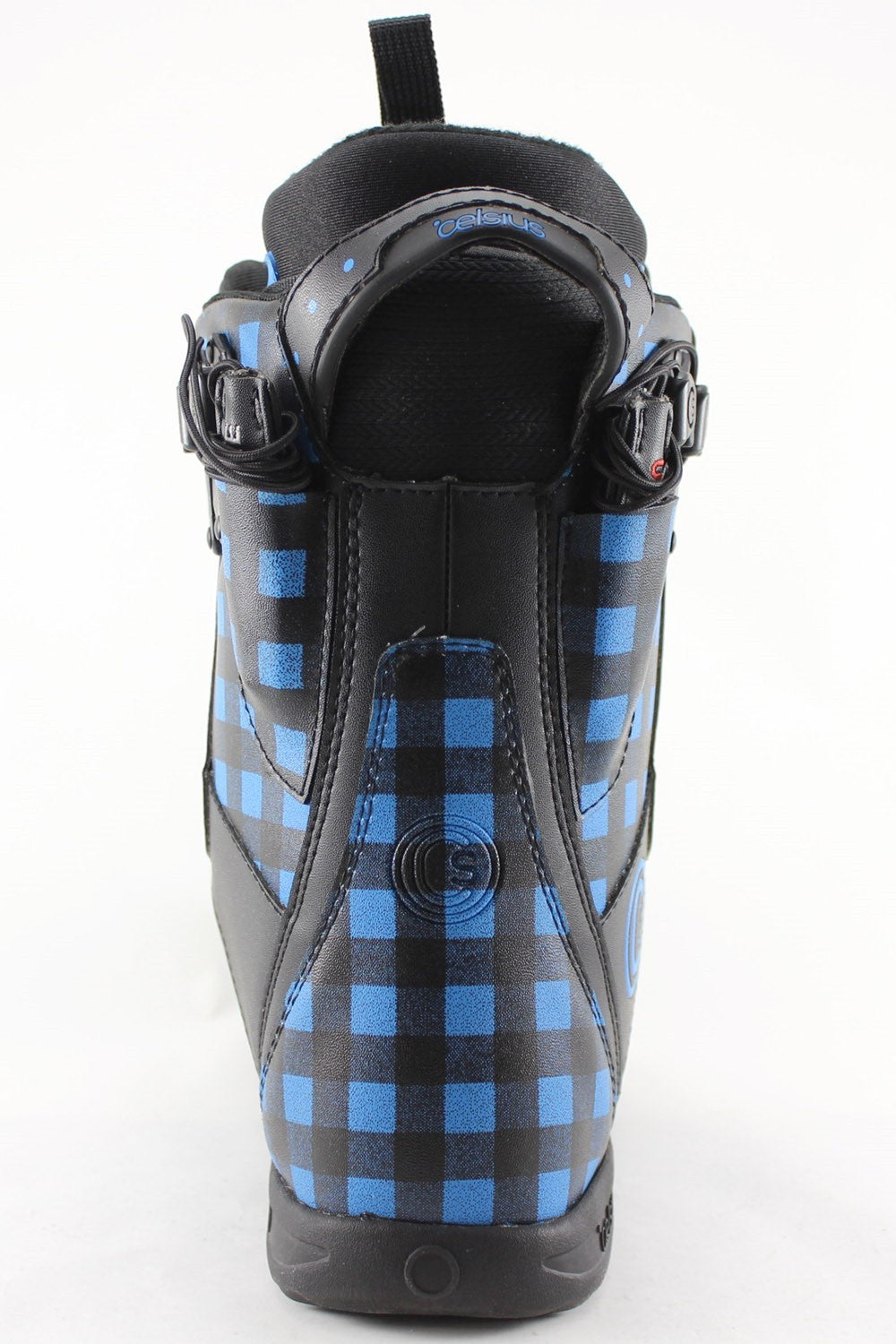 Women's Snowboard Boots Cyan Plaid Size 7 - Ozone Speed Lace, New
