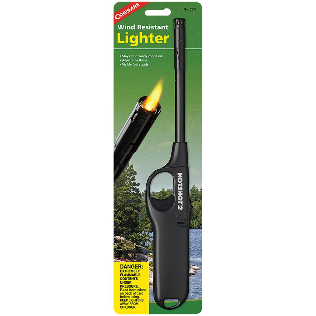 Wind Resistant Lighter for Camping & Outdoors