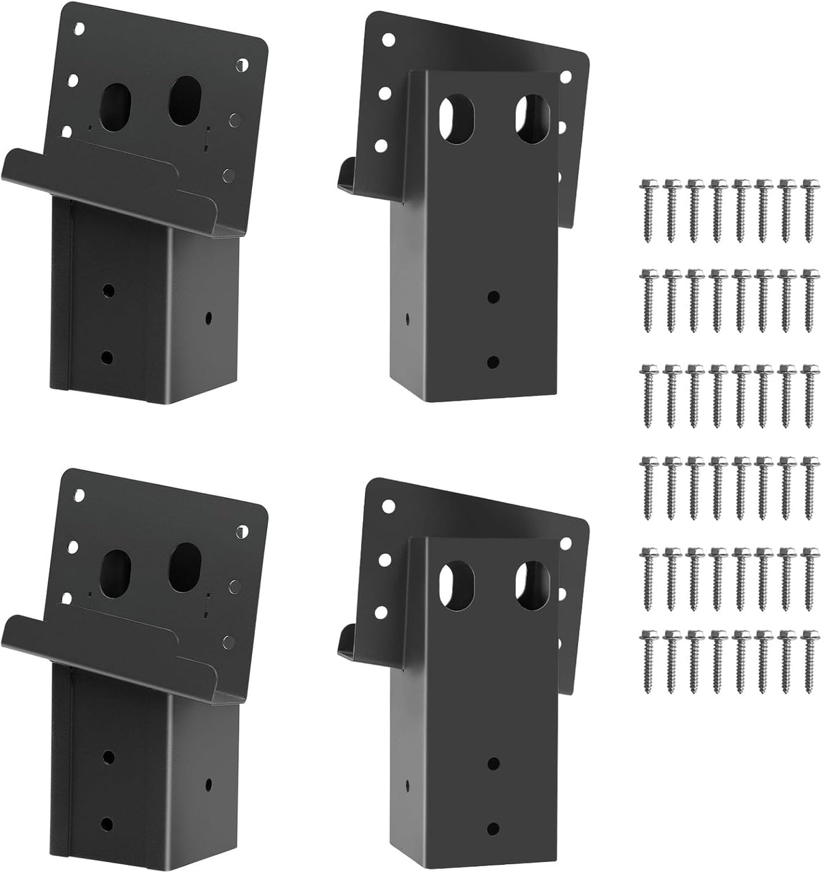 Outdoor Deer Stand Brackets - Heavy-Duty 4x4 Angle Support for Hunting Blinds & Treehouses