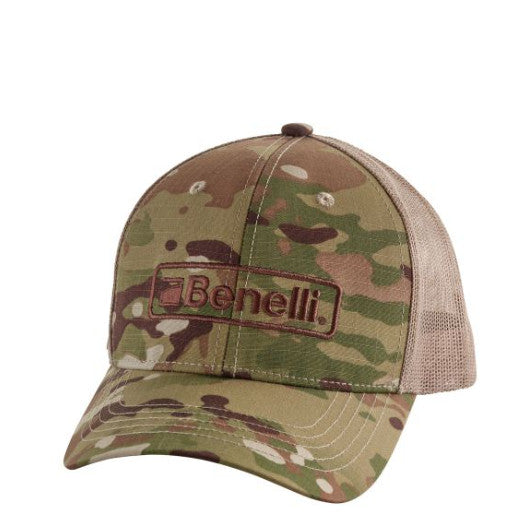 Benelli Logo Embroidered Snapback Hat Mesh Back Adjustable Cap - OSFA