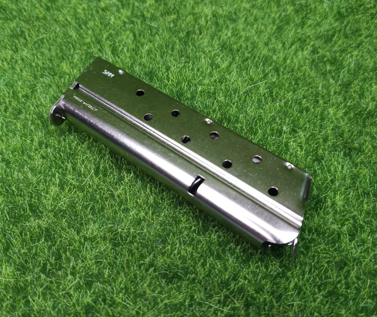 9-Round 1911 Government Pistol Magazine Nickel Steel 9mm Luger
