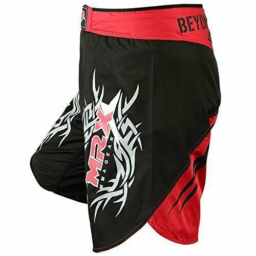Mens MMA Fight Shorts Grappling Shorts Muay Thai Kick Boxing Cage Fighting