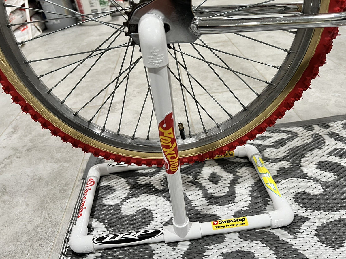 PVC Bicycle Stand for BMX Bikes – DIY Home Made Bike Storage