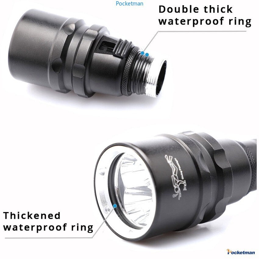 85000LM Waterproof Diving Flashlight Torch for Scuba