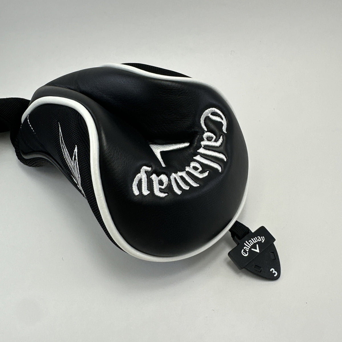 Callaway X Series N415 Hybrid Golf Headcover Black & White Leather