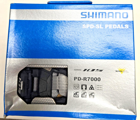 Shimano 105 PD-R7000 Road Bike Pedals Clipless Carbon Resin 9/16 Inch