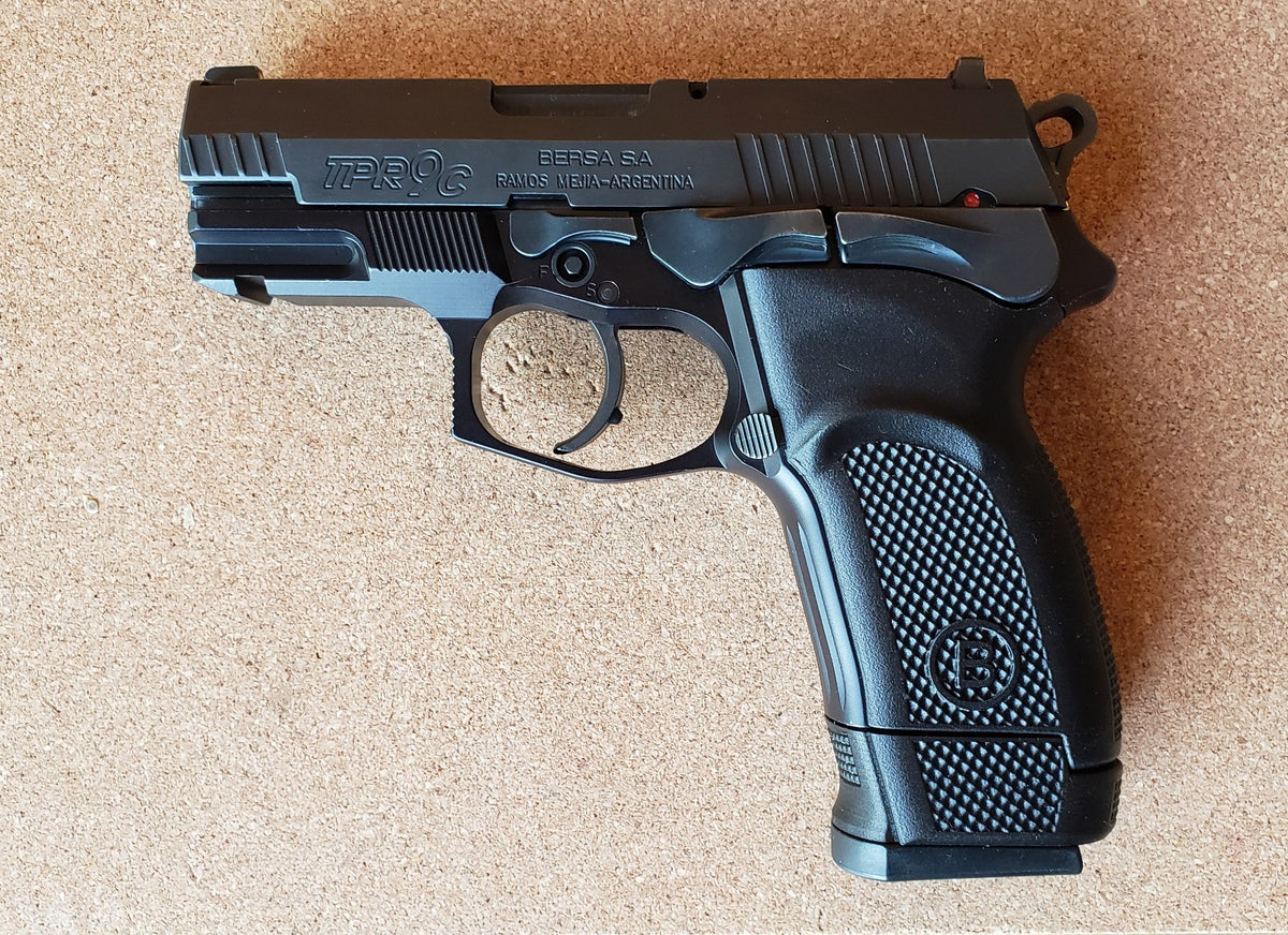 Pistol Grip Upgrade for Bersa TPR9C Compact Pistol - Enhanced Texture & Backstrap