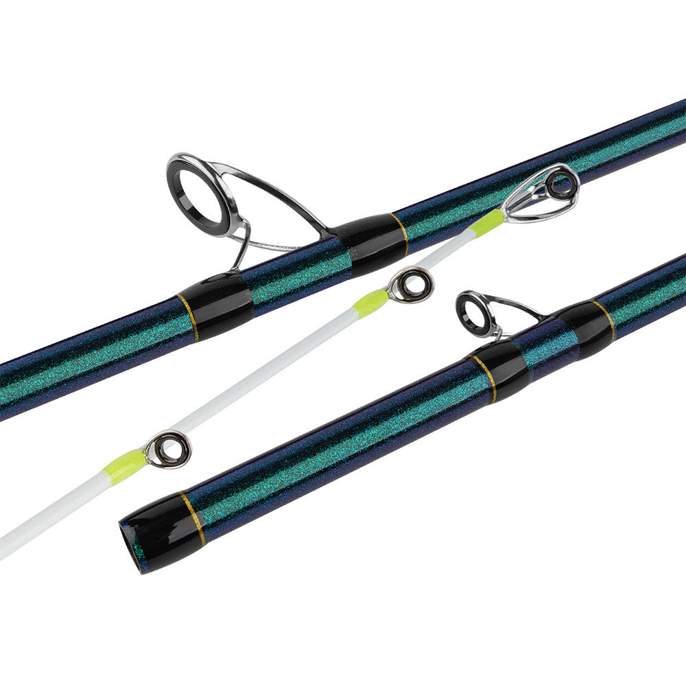 Seawater Boat Fishing Rod 6'6" 10-25lb Spinning & Casting Rod Carbon Solid Tips