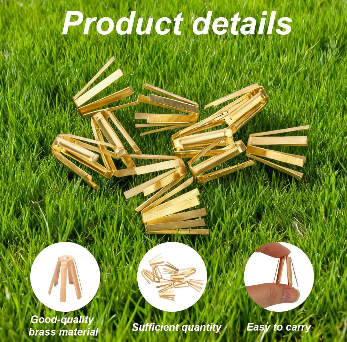 Universal Brass Golf Shaft Adapter Shims for .335 .350 .355 .370 Iron Shafts – 10 Pack