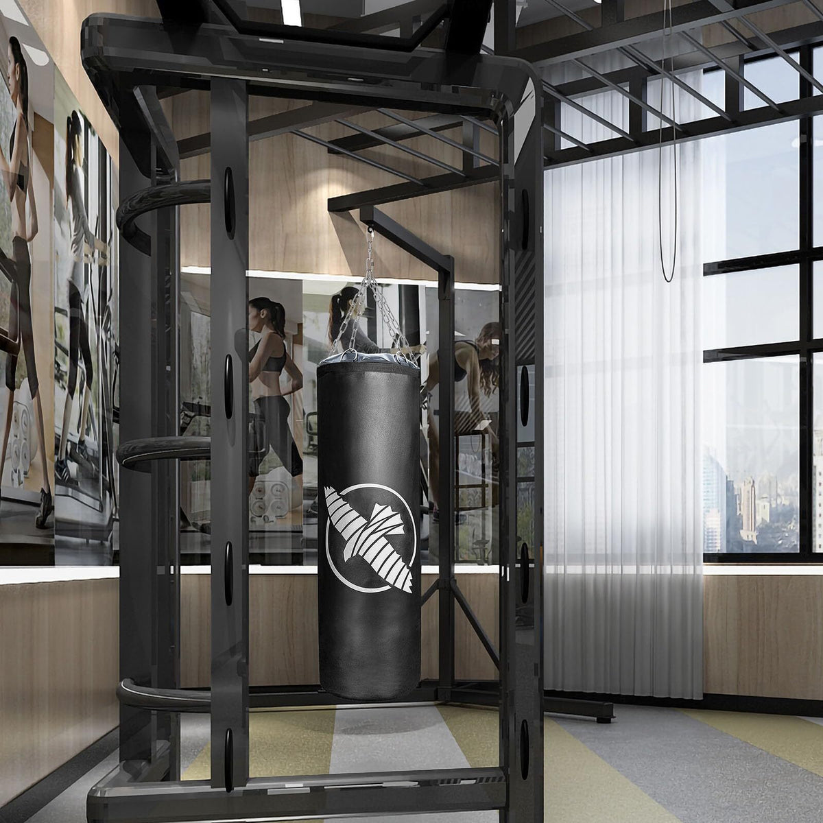 Boxing Bag Chain with 360° Rotation and Swivel Hook - Heavy Duty Steel