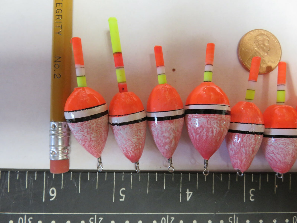 Wood Slip Floats for Fishing Set - Handcrafted Bobbers for All Seasons