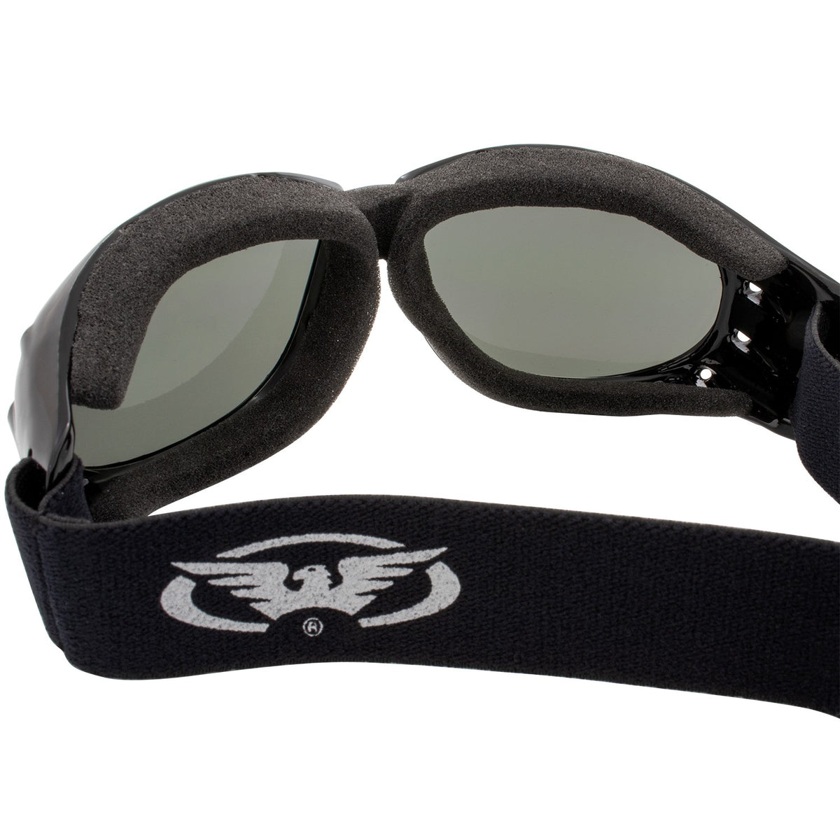 Motorcycle Goggles Smoke Lens Anti-Fog Shatterproof Safety Gear