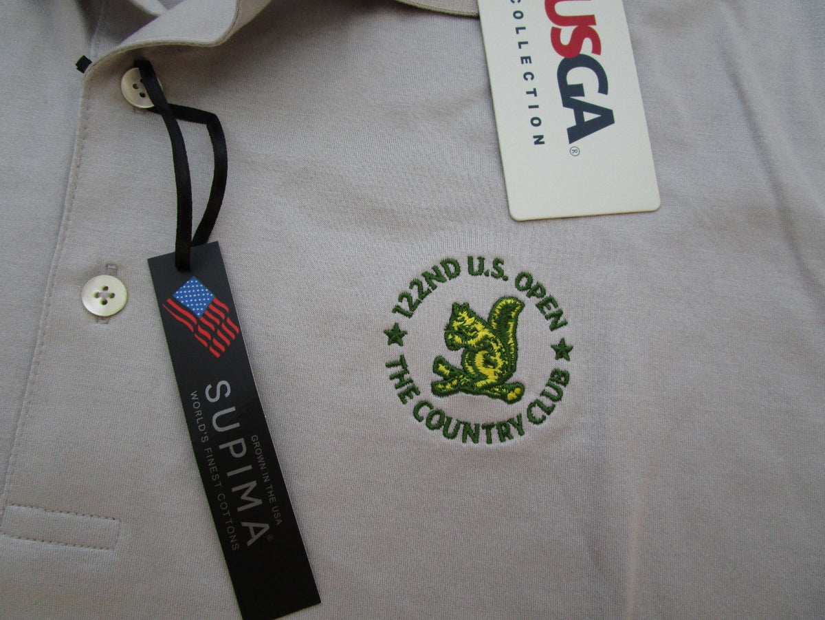 Men's Large USGA Polo Shirt - Golf Style Supima Cotton, 122nd US Open
