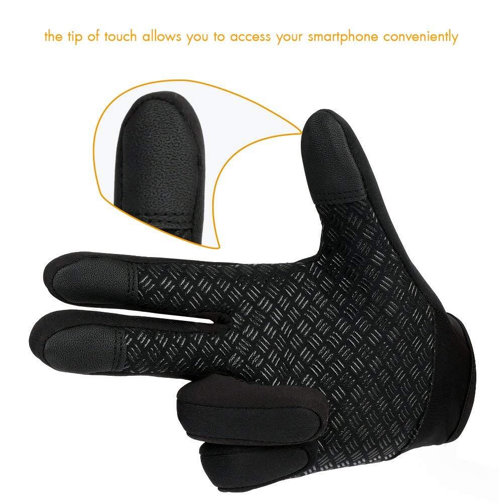 Winter Waterproof Touch Screen Gloves for Outdoor Sports - Thermal Windproof Mittens