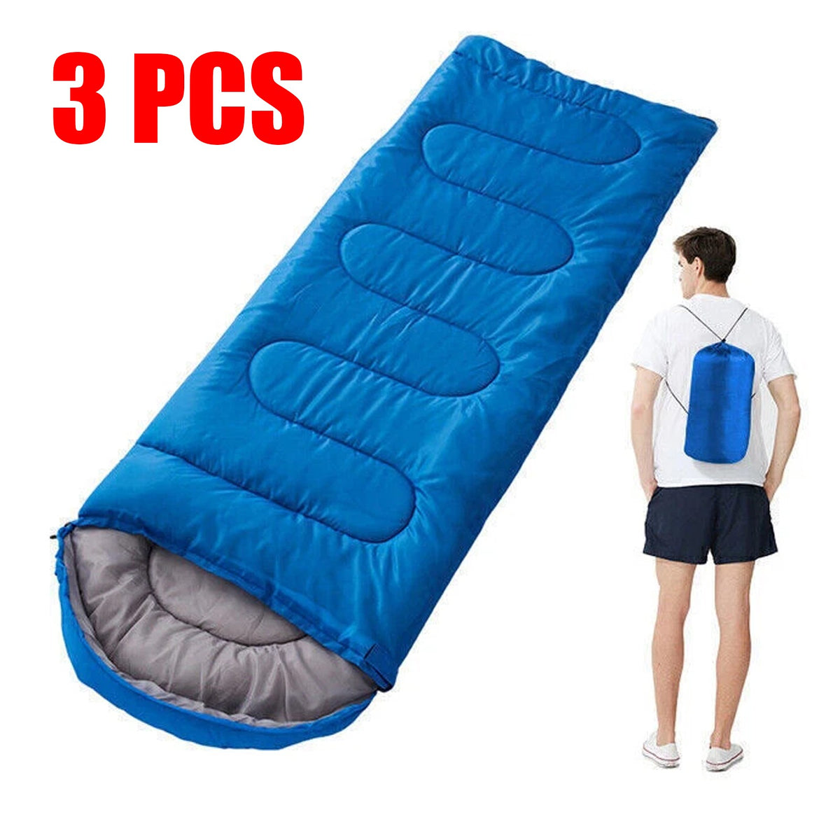 Adult Cold Weather Sleeping Bag Waterproof Winter Camping Bag - Big & Tall