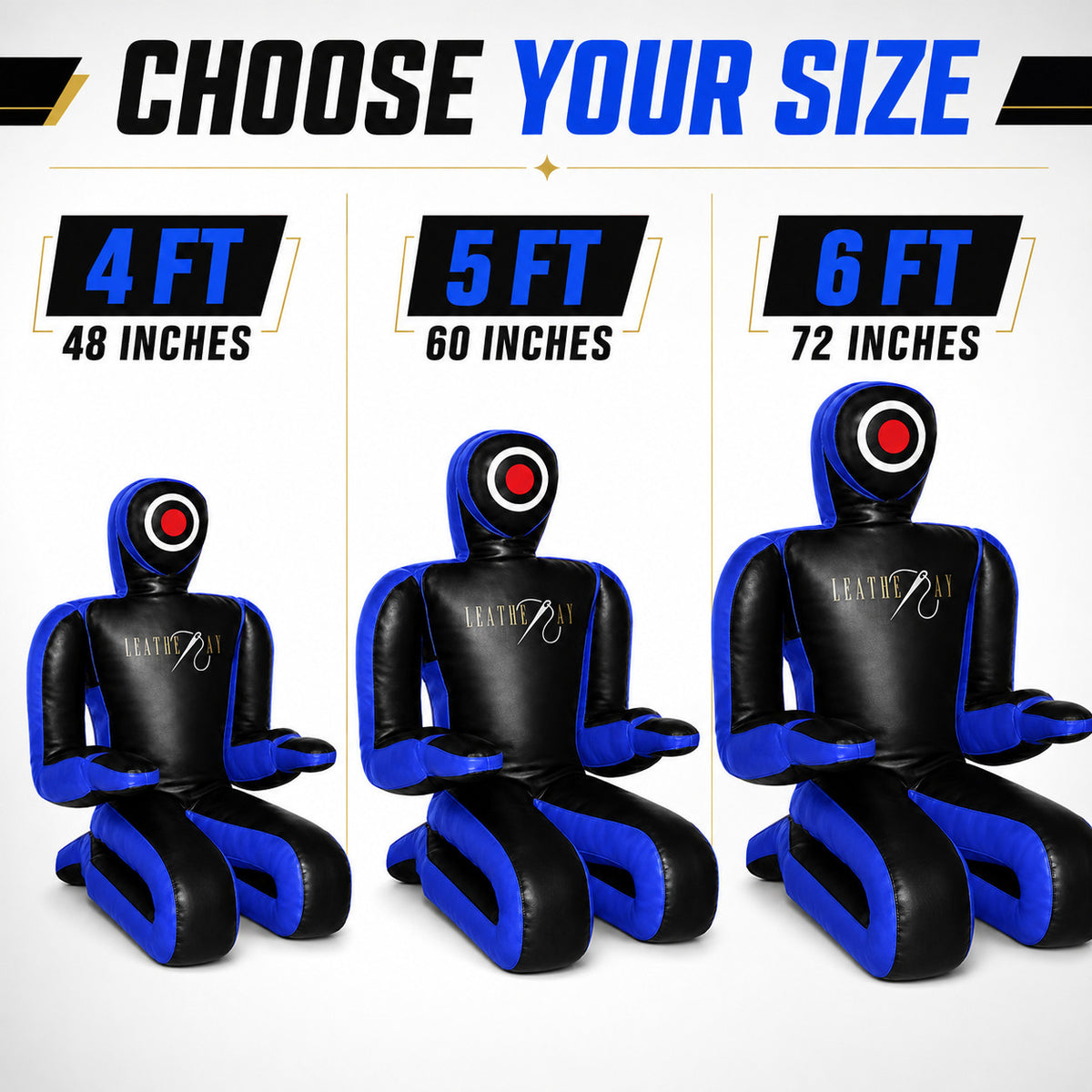 Martial Arts Grappling Dummy Unfilled Vinyl Training Target for MMA Jiu Jitsu Wrestling
