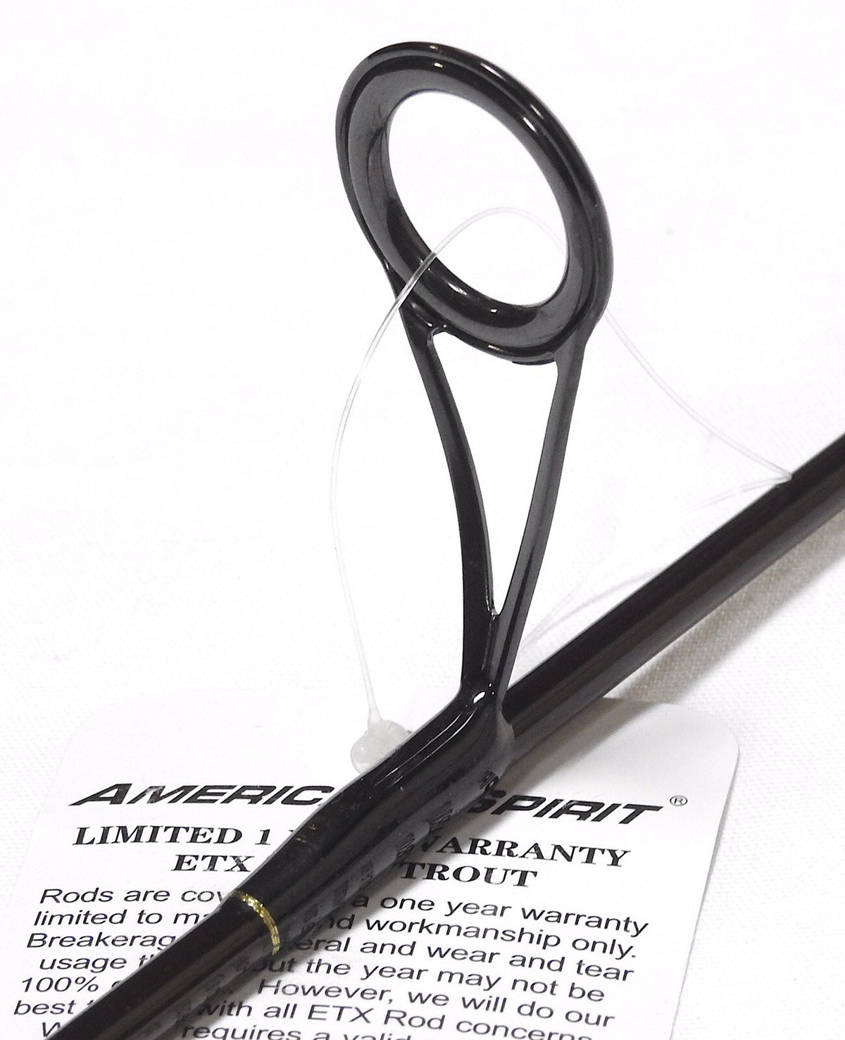 Elite Graphite 8ft 2-Piece Spinning Trout Fishing Rod 2-6 Lb Line