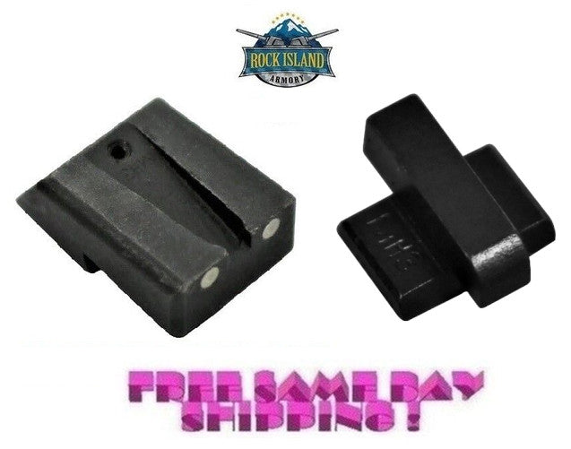 1911 Night Sights Front and Rear Set for Full, Mid, and Compact Pistols