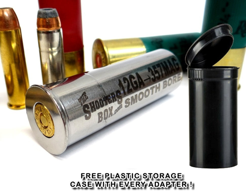 12 Gauge to 357 Magnum Shotgun Adapter Chamber Reducer Stainless Steel