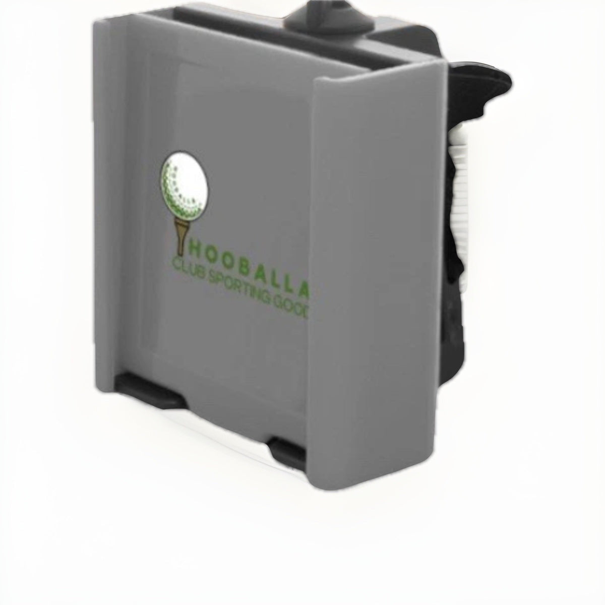 Golf Phone Caddy Black/Grey Adjustable Leather Golf Accessory