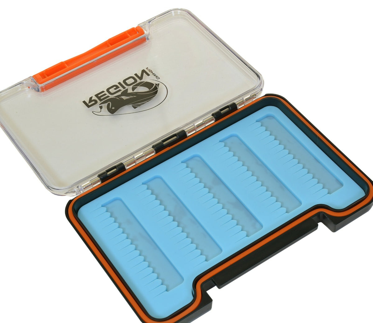 Waterproof Fly Box with Silicone Insert - Compact, Dry, 77 Slots for Dry Flies & Midges