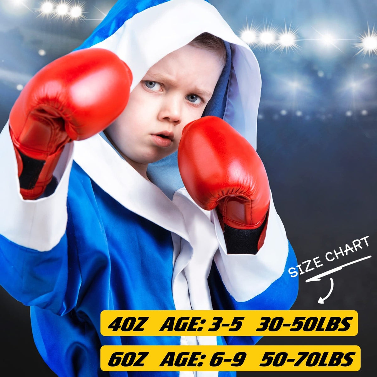 Kids Boxing Gloves for 3-8 Years - Toddler Fight Gloves with Breathable Mesh