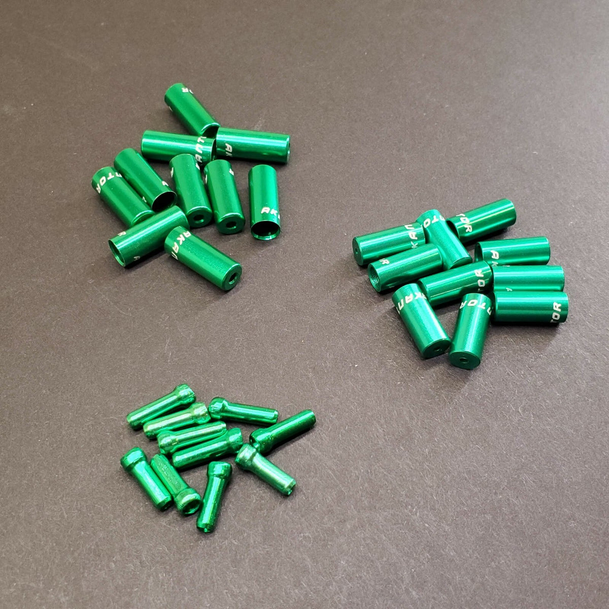 30 Pc Bicycle Cable End Caps & Ferrule Hop-Up Kit - Multiple Colors