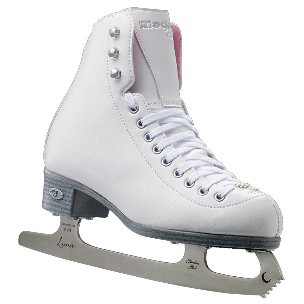 Women's Figure Skates with Reinforced Support and Stainless Steel Blade