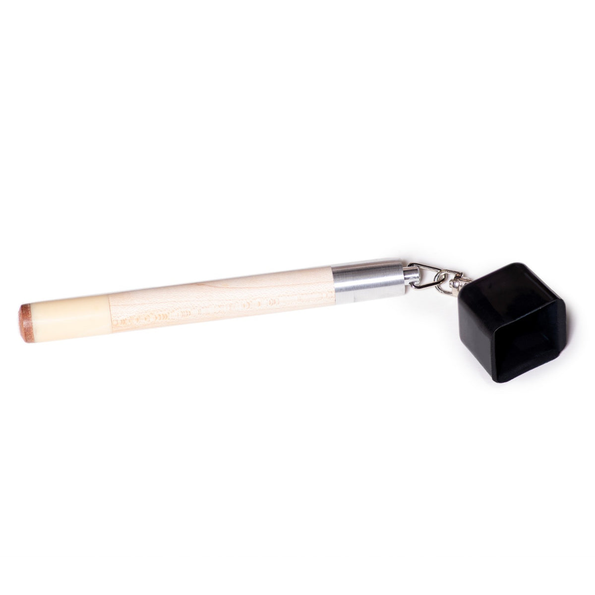 2-in-1 Pool Cue Tip Prep Tool: Pocket Chalk Holder & Tip Pricker