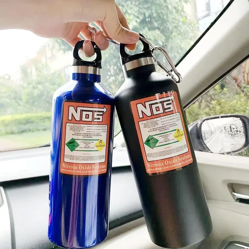 500ML Stainless Steel Water Bottle for Car Motorcycle Racing Insulation Cup