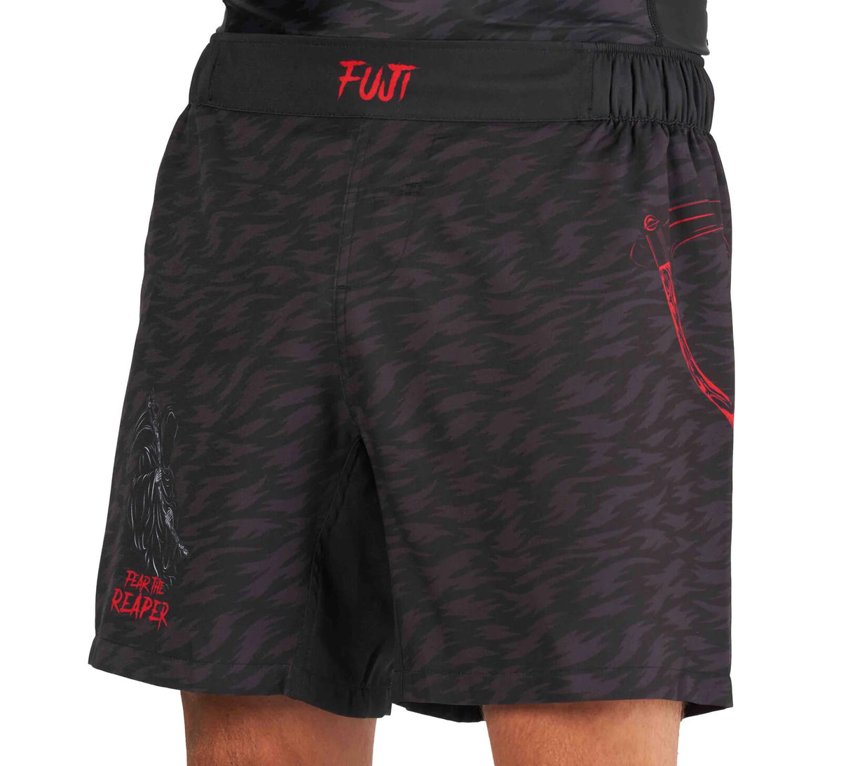 Lightweight MMA BJJ Fight Shorts - Fear the Reaper Grappling Gear