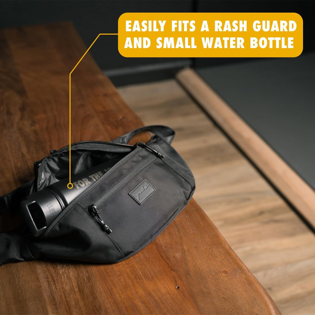 Jiu Jitsu Waist Pack with Wet Gear Compartment - Crossbody Fanny Bag Olive