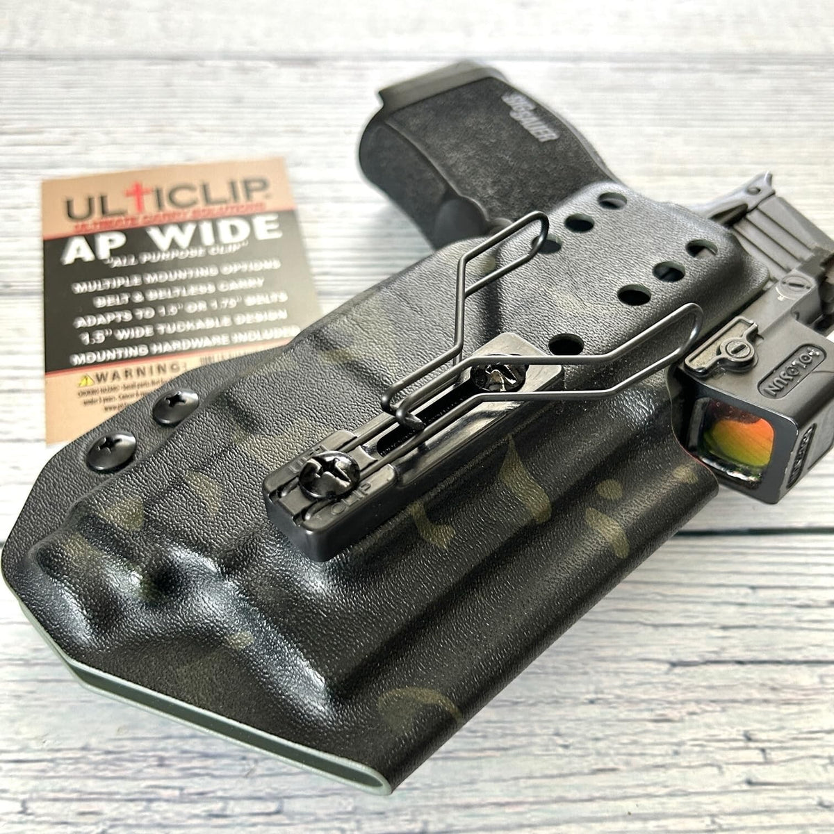 Universal Belt Clip for Holsters and Gear - Wide Mounting Adapter