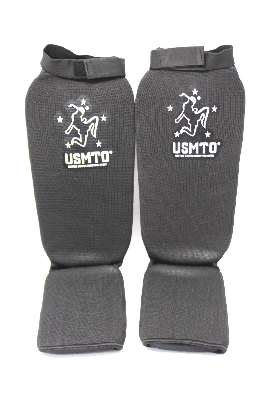 Muaythai Shin Pads for Martial Arts Training - Black, Size L