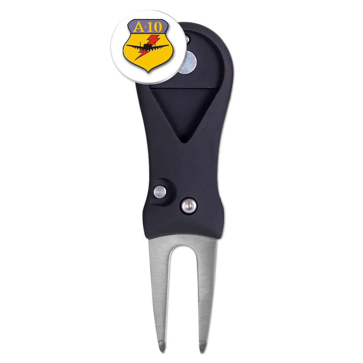 Golf Ball Marker and Divot Repair Tool Set - Waterproof Aluminum Switchblade
