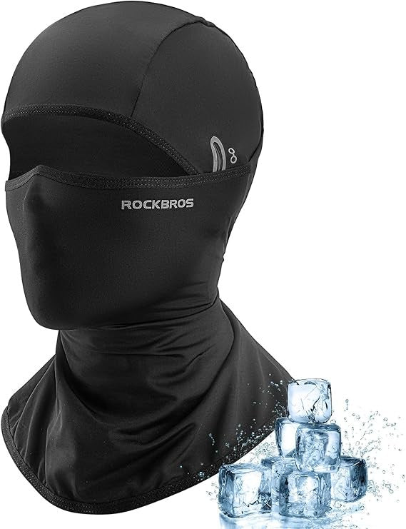 Breathable Cooling Balaclava Face Mask with Glasses Holes for Cycling & Outdoor Sports