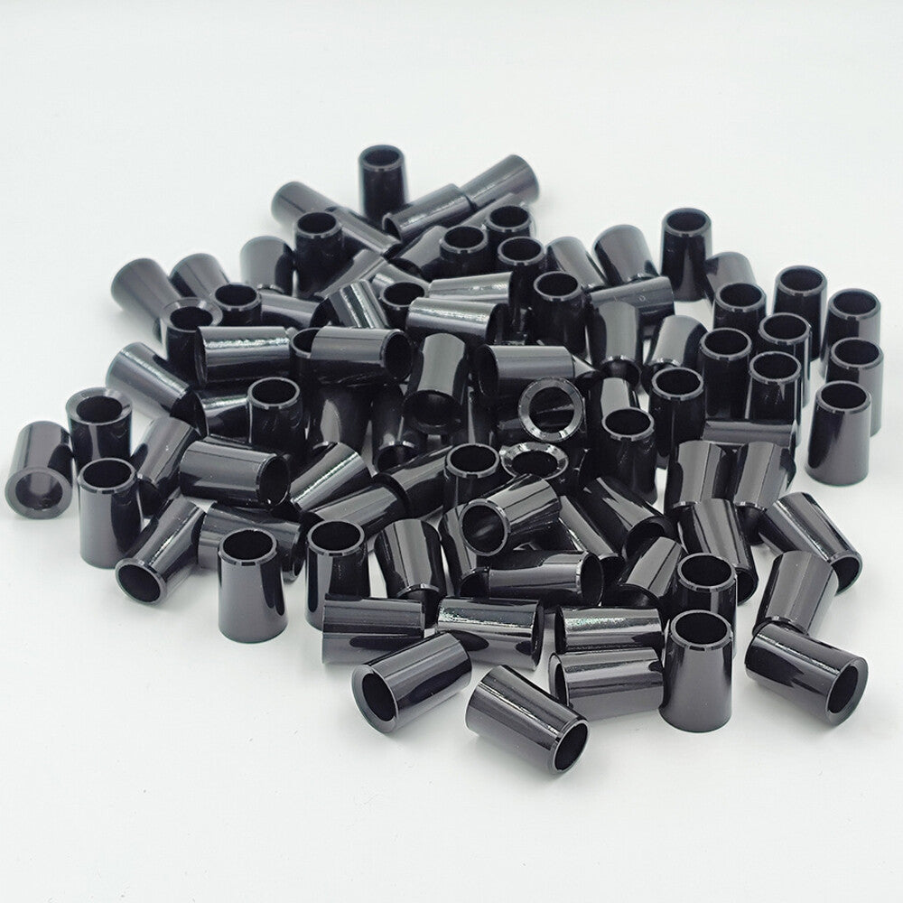 Golf Club Ferrules Black Taper Tip Iron Ferrules Set - .355 Diameter, 75 Inch Length, 530 OD, Pack of 50-500