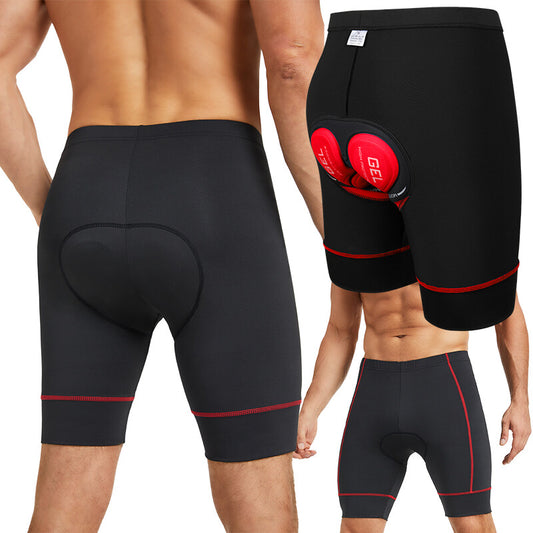 Men Padded Cycling Shorts with 5D Gel Padding - Breathable Biking Tights